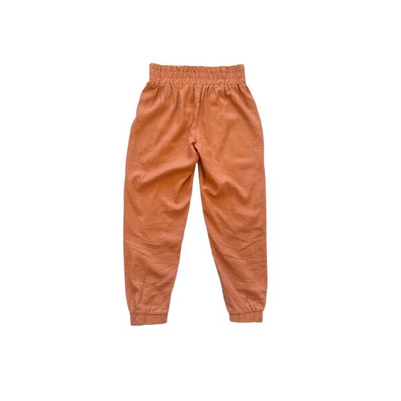 Medium Orange Ban Jara Pull-up Pants Linen Joggers Women’s - Picture 2 of 6
